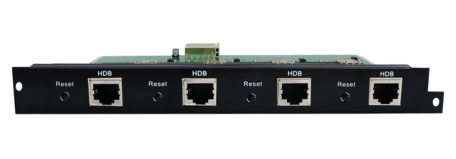 混合矩陣4路(lù)HDBaseT輸入卡